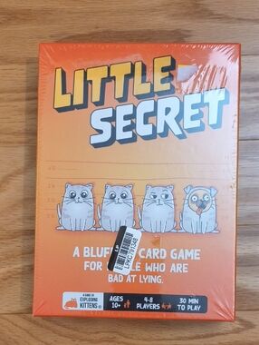 Exploding Kittens Little Secret Bluffing Card Game Ages 10+ NWT